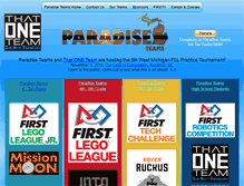 Tablet Screenshot of paradiseteams.org